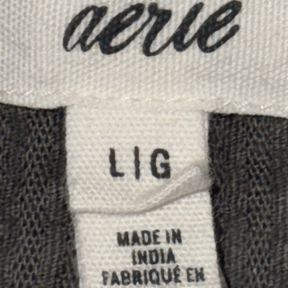 Aerie Corduroy Micro Mini Skirt Size Large Gray - Picture 2 of 3